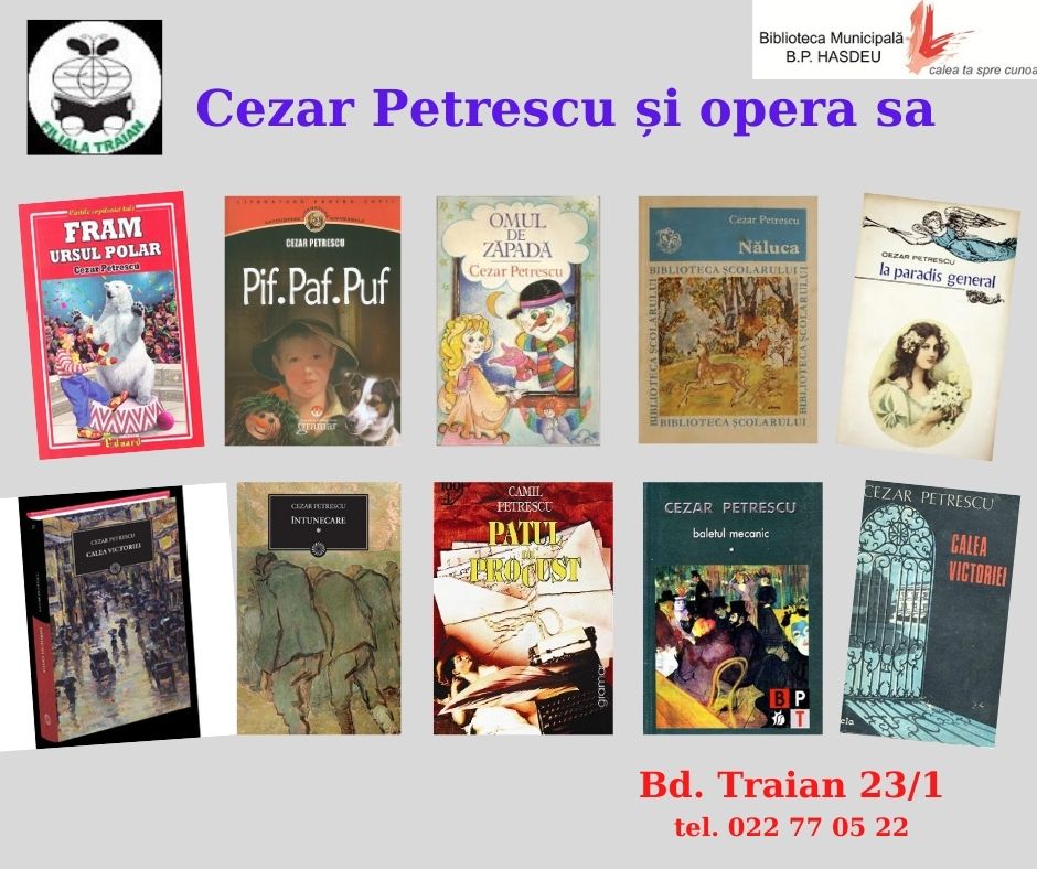 bridge Chromatic Adjustment Cezar Petrescu, biografie, viața și opera! | BIBLIOTECA TRAIAN